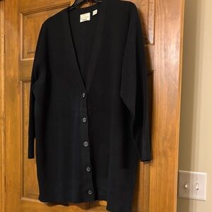 Avenue black sweater cardigan